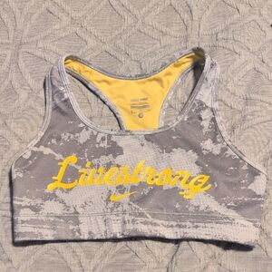 EUC s.S Nike Pro Yellow and Gray Sports Bra